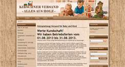 Desktop Screenshot of kirschner-versand.de